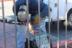 welding support strut